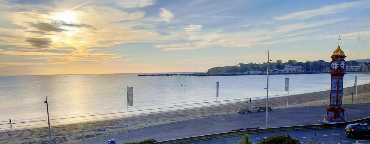 Sunrise View - Beachfront Apartment, Weymouth Exterior foto