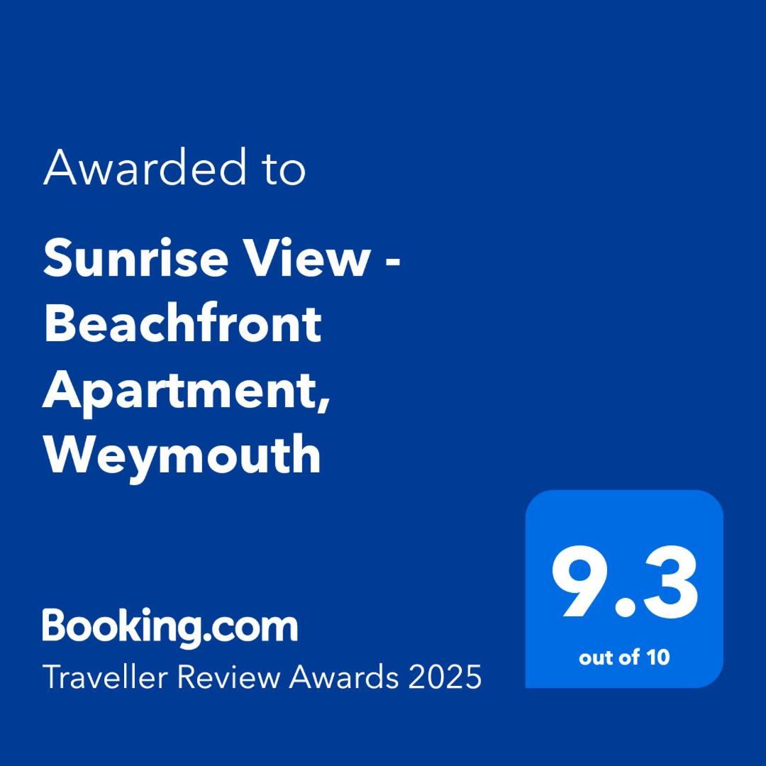 Sunrise View - Beachfront Apartment, Weymouth Exterior foto